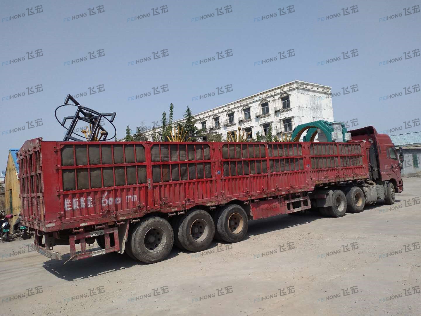 祝賀飛宏4套鋼筋加工設備陸續(xù)進駐鄭濟鐵路項目施工現(xiàn)場